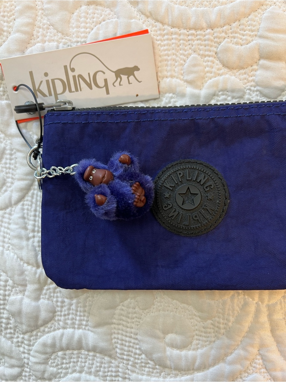 NEW Kipling Large Creativity Cosmetic Bag Pouch Style AC2084 Color 435 Magnetic